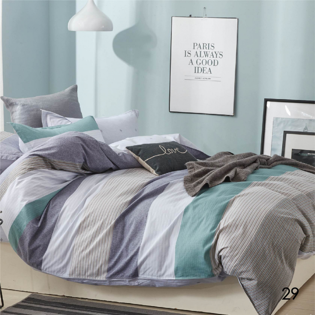 

Постельное белье Isleep полуторный Сатин Twill 29