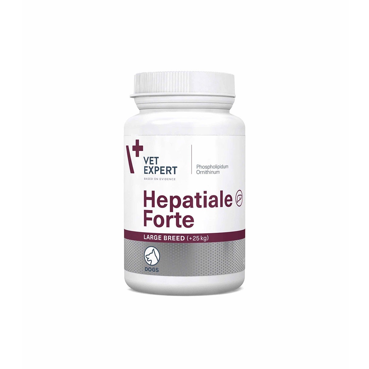 

Добавка для здоровья печени Гепатиале Форте (Hepatiale Forte) Large Breed VetExpert для собак от 25 кг 40 табл. (58464)