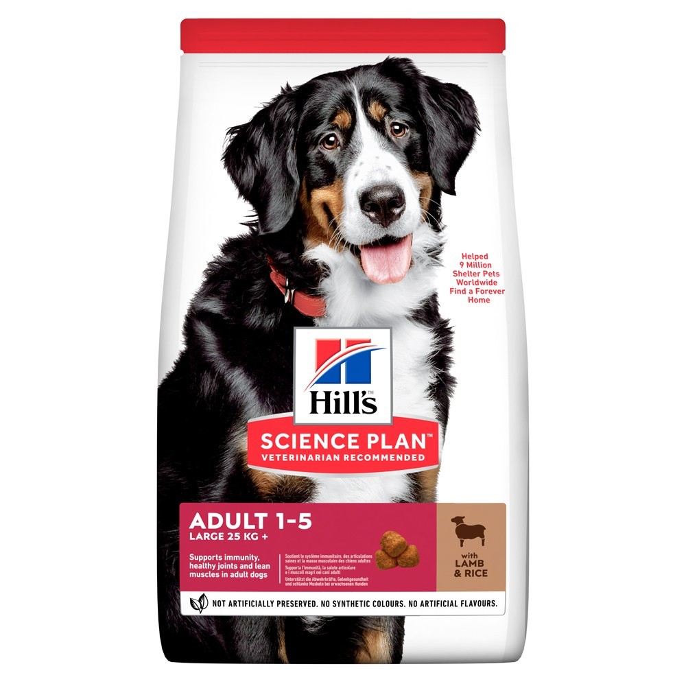 

Сухой корм для собак крупных пород Hill's Science Plan Adult Large Breed Lamb & Rice с ягненком и рисом 14 кг (604373) (52742025889)