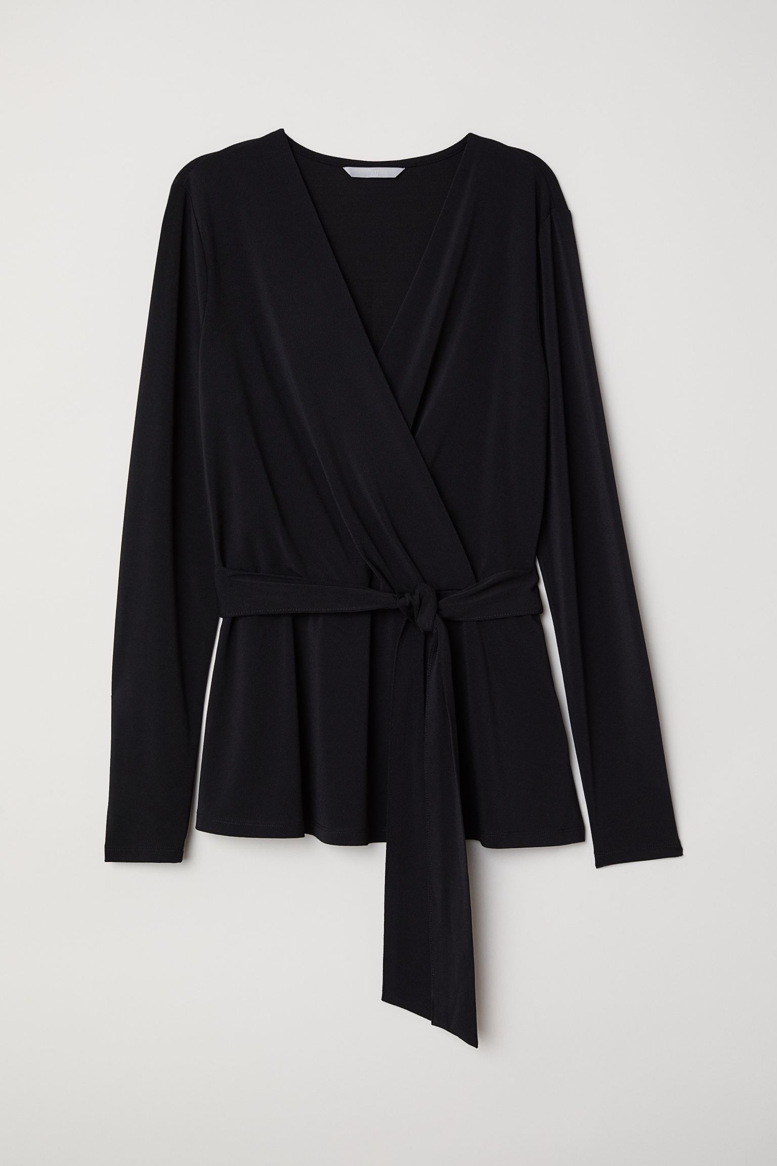 

Блуза H&M XS черный 16126339257