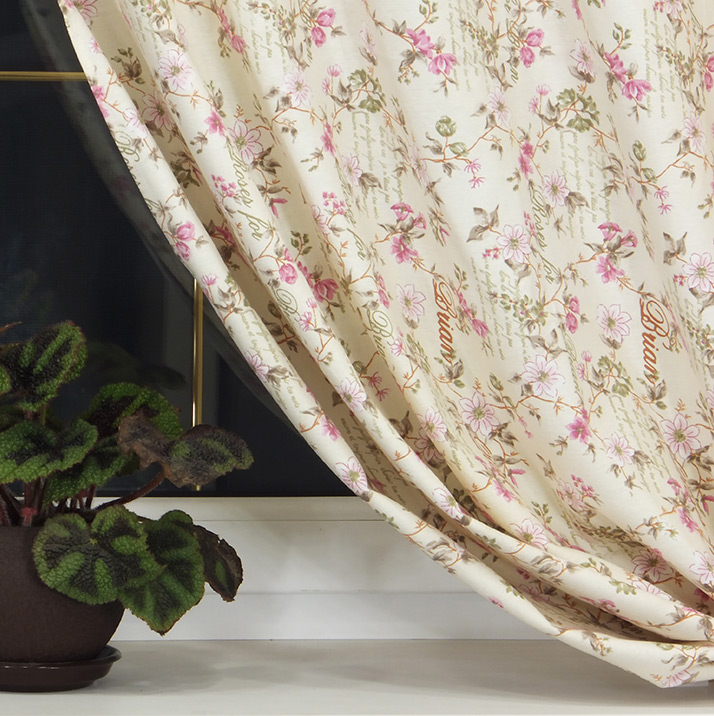 

Комплект штор в стиле Прованс Provense Rose, 170*135 см (2 шт.)