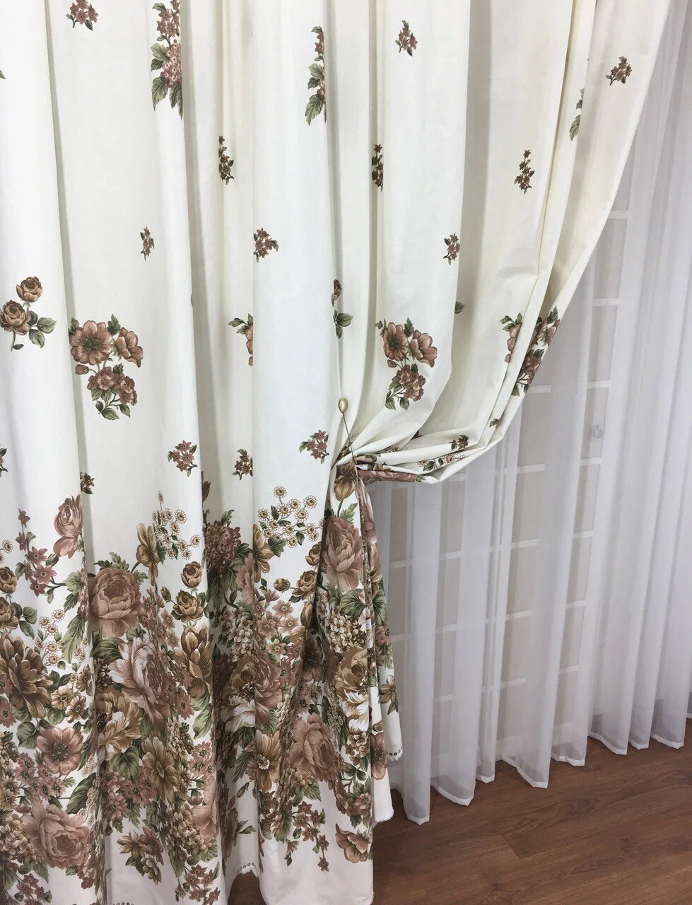 

Комплект штор в стиле Прованс Dafna Beige, арт. MG-290003, 275*200 см (2 шт.)