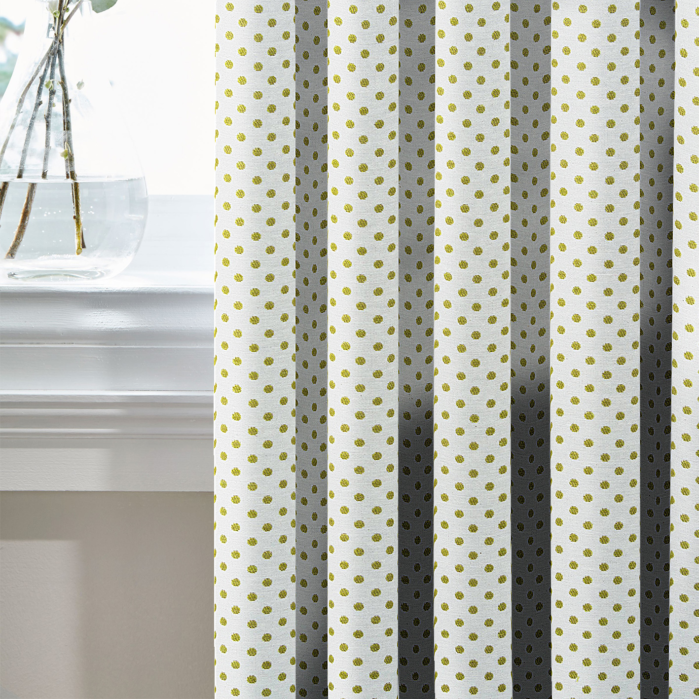 

Шторы Испания MacroHorizon Эмили Горохи Фисташка, 270*170 см (2 шт.)