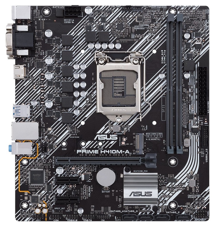 

Материнська плата Asus PRIME H410M-A (s1200, Intel H410) mATX (6591712)