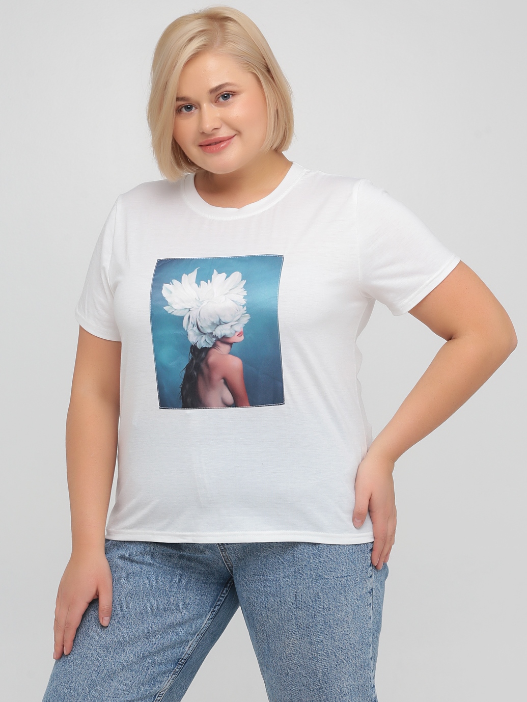 

Летняя футболка Shein 01191226945  Белый, Летняя футболка Shein 01191226945 XL Белый
