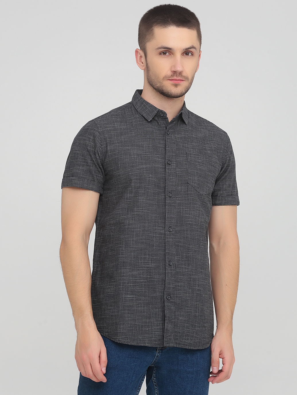 

Кэжуал рубашка в клетку New Look MC/290620-5  Графит, Кэжуал рубашка в клетку New Look MC/290620-5 M Графит