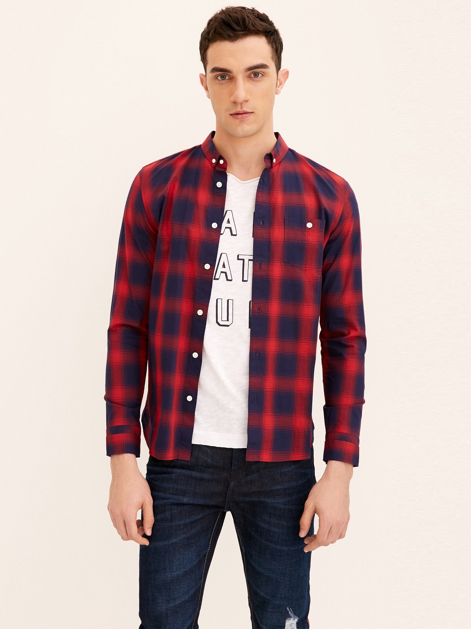 

Рубашка Jack & Jones 217105512  Клетка, Рубашка Jack & Jones 217105512 S Клетка