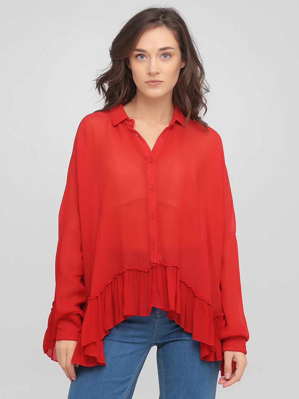 

Демисезонная блуза Tensione In N5029  Красный, Демисезонная блуза Tensione In N5029 One size Красный