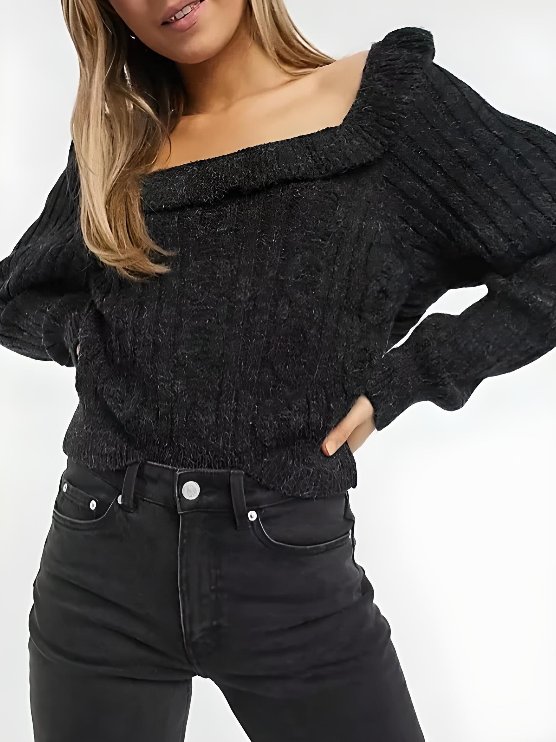 

Свитер TOPSHOP 23Y52TCHR  Черный, Свитер TOPSHOP 23Y52TCHR L Черный