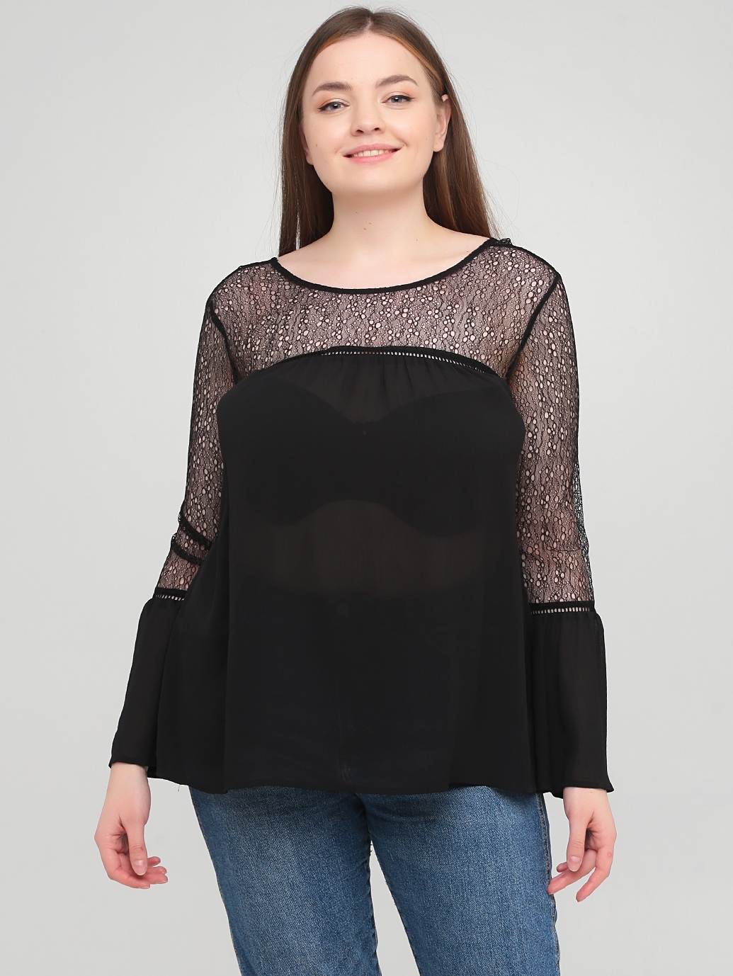 

Демисезонная блуза Lipsy EF00683  Черный, Демисезонная блуза Lipsy EF00683 2XL Черный