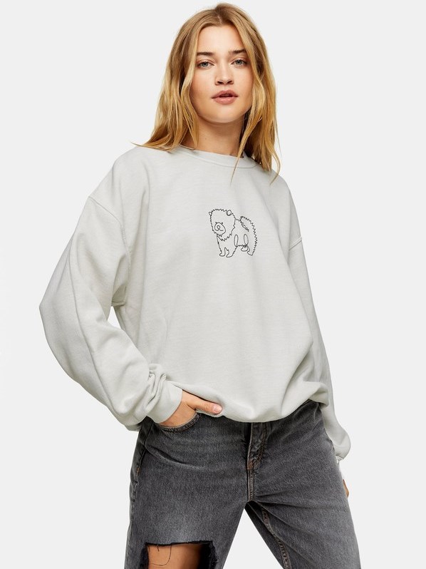 

Свитшот TOPSHOP 30G29TSTN  Молочный, Свитшот TOPSHOP 30G29TSTN M Молочный