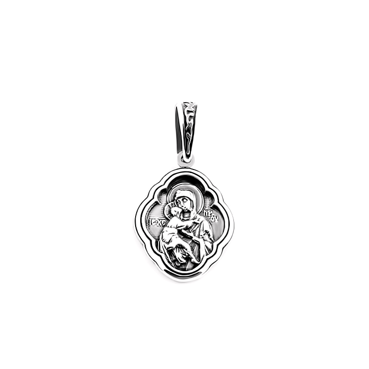 

Серебряная ладанка Meridian 925 пробы с чернением (Л0001ч)