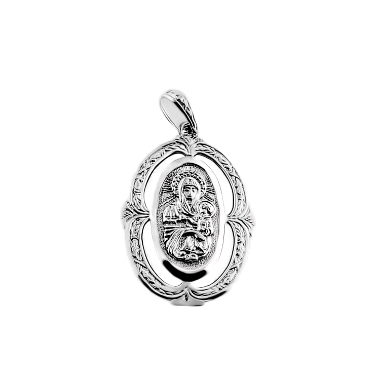 

Серебряная ладанка Meridian 925 пробы с чернением (Л0005ч)
