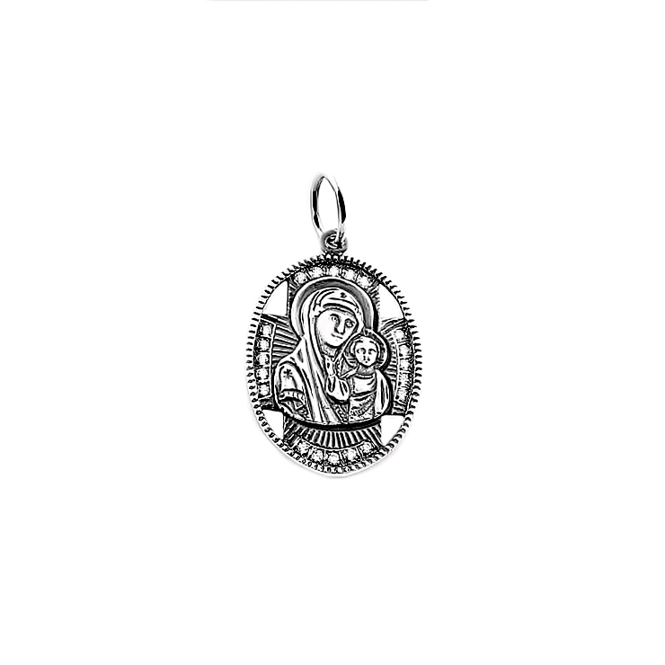 

Серебряная ладанка Meridian 925 пробы с чернением (Л0029ч)