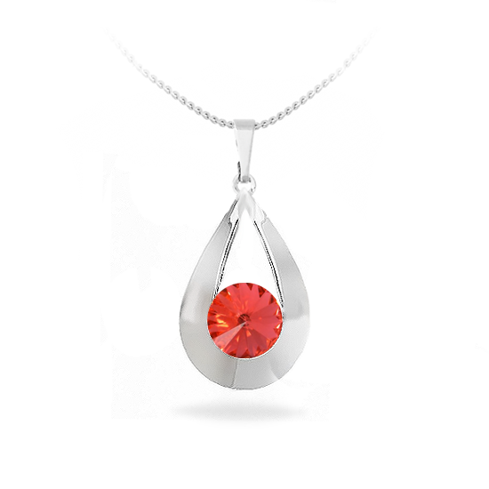 

Кулон c цепочкой KOBI LOREN со Swarovski модели 7730-1318-15-32