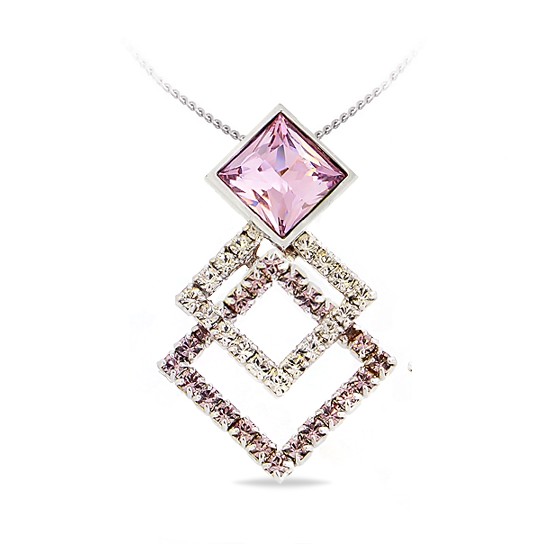 

Кулон c цепочкой KOBI KOSOСTVEREC со Swarovski модели 7430-3046-06