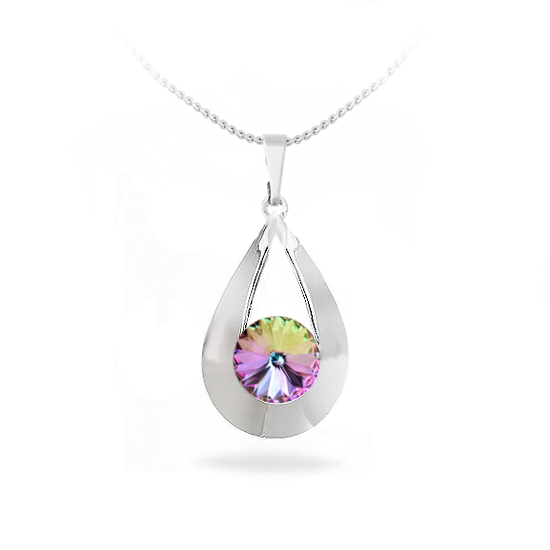 

Кулон c цепочкой KOBI LOREN со Swarovski модели 7730-1318-22-32