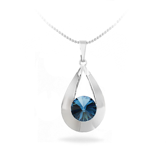 

Кулон c цепочкой KOBI LOREN со Swarovski модели 7730-1318-20-32