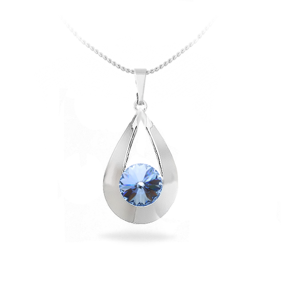 

Кулон c цепочкой KOBI LOREN со Swarovski модели 7730-1318-17-32