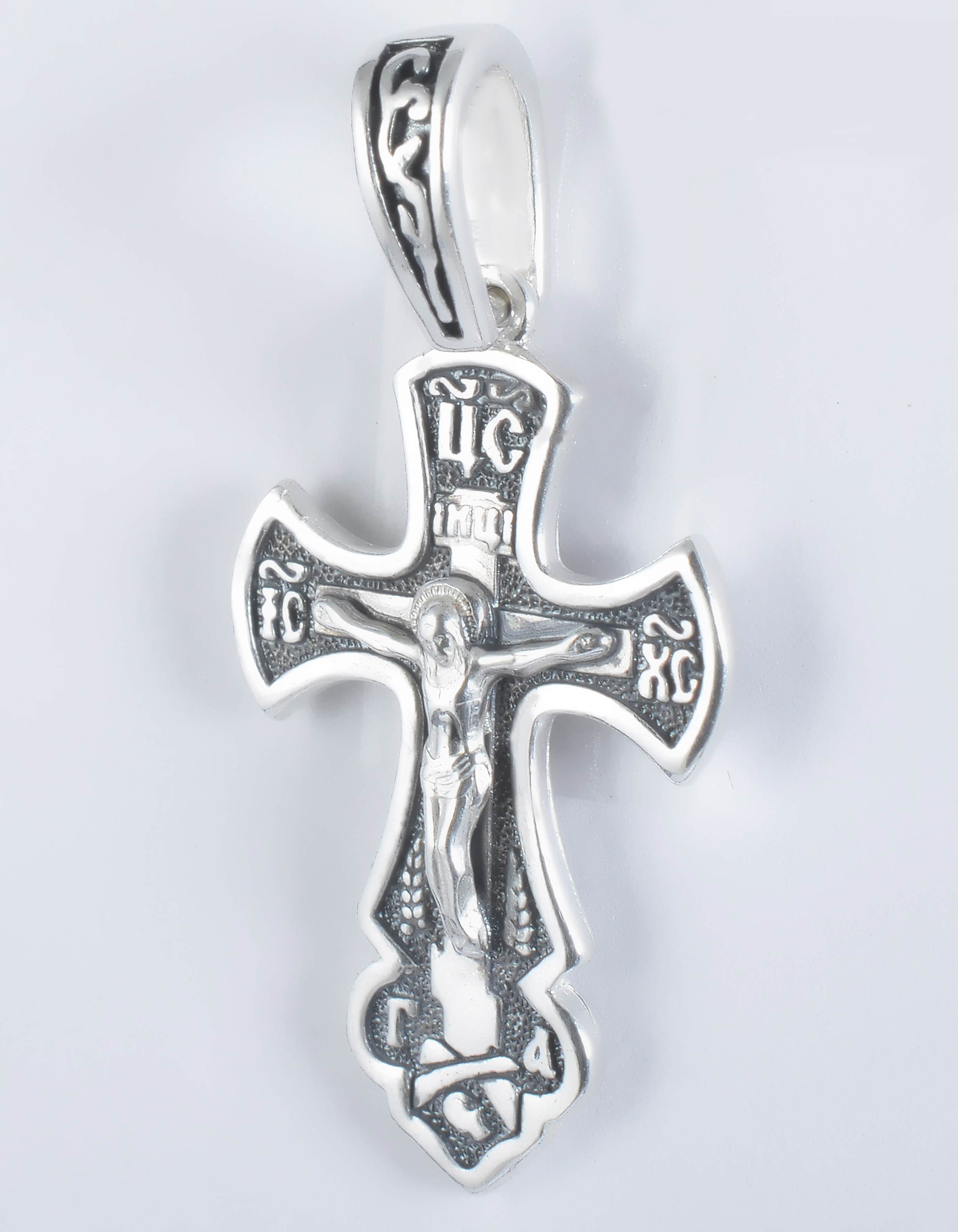 

Серебряный крест Meridian 925 пробы (Кр0137чр)