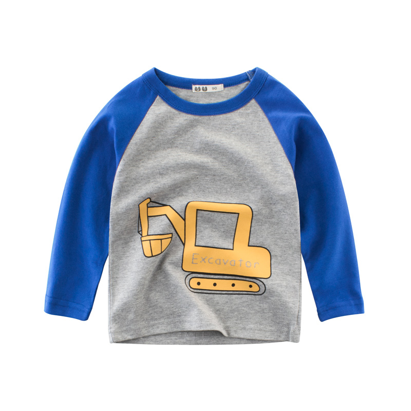 

Лонгслив для мальчика Excavator 27 KIDS (130) Синий