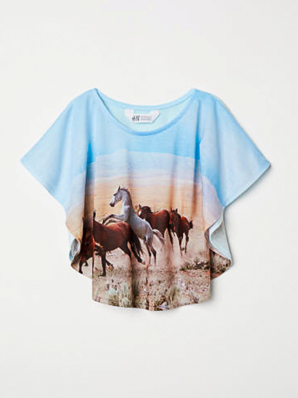 

Футболка H&M 0672269  cm Голубой, Футболка H&M 0672269 92 cm Голубой