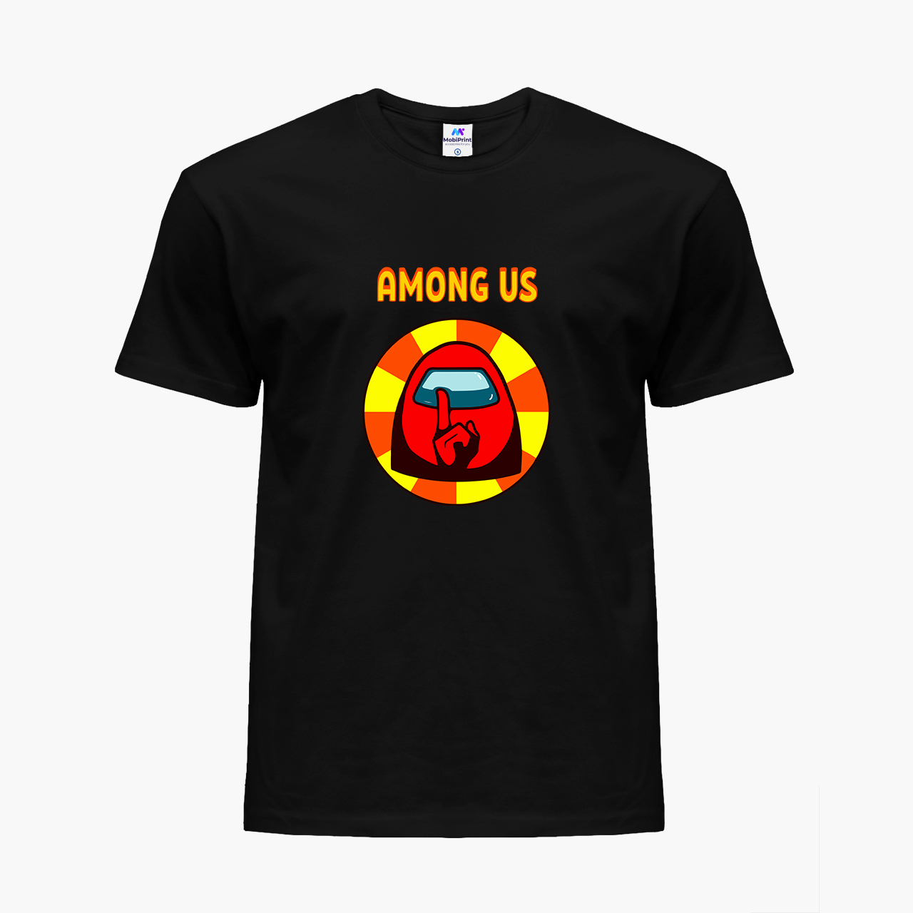 

Детская футболка для мальчиков Амонг Ас (Among Us) (25186-2412) 122-128 см Хлопок Черный