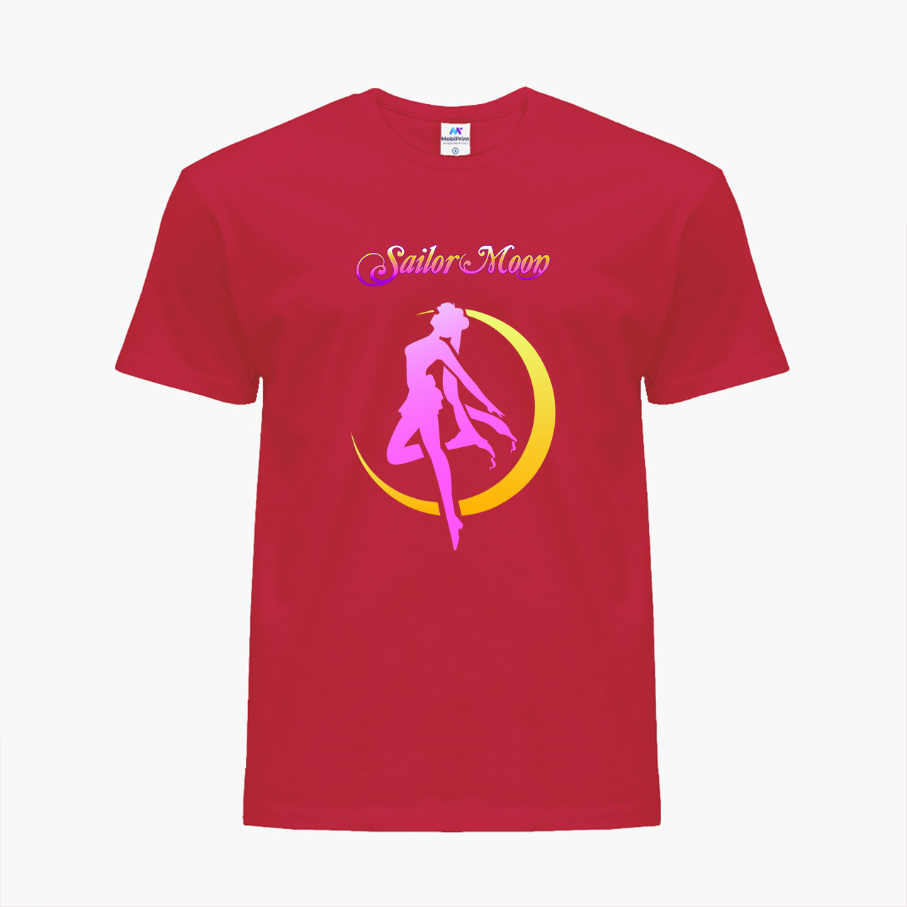 

Детская футболка для девочек Сейлор Мун (Sailor Moon) (25186-2658-4) 134-140 см Хлопок Красный