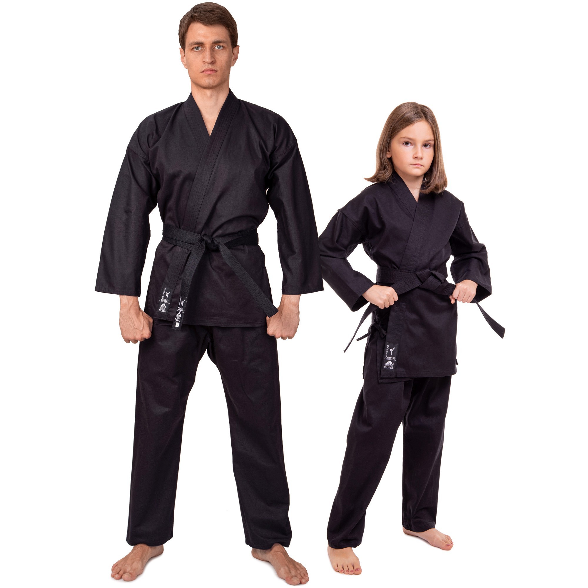 

Кимоно для каратэ MATSA MA-0017 140 см черный