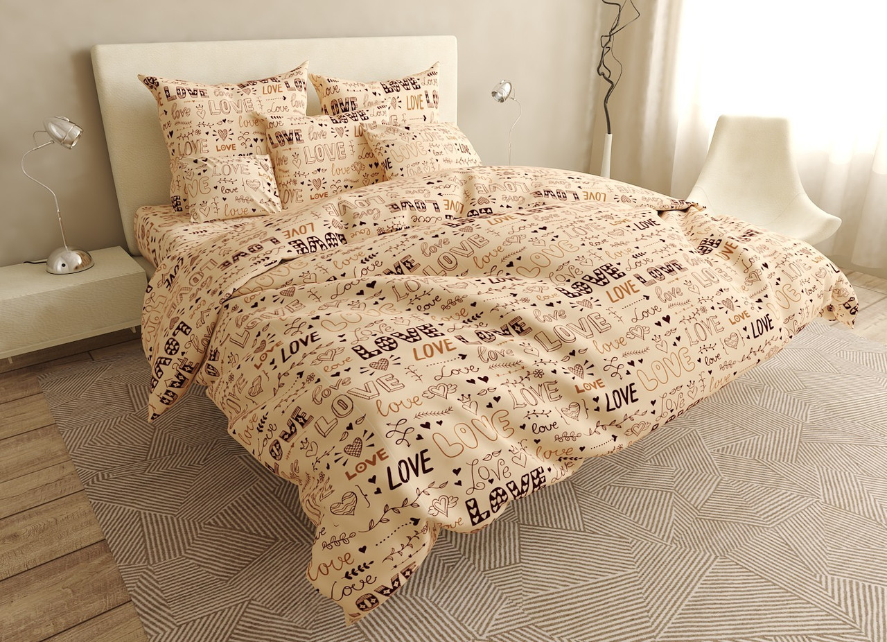 

Постельное белье полуторное 150*220 ранфорс Sleep Well