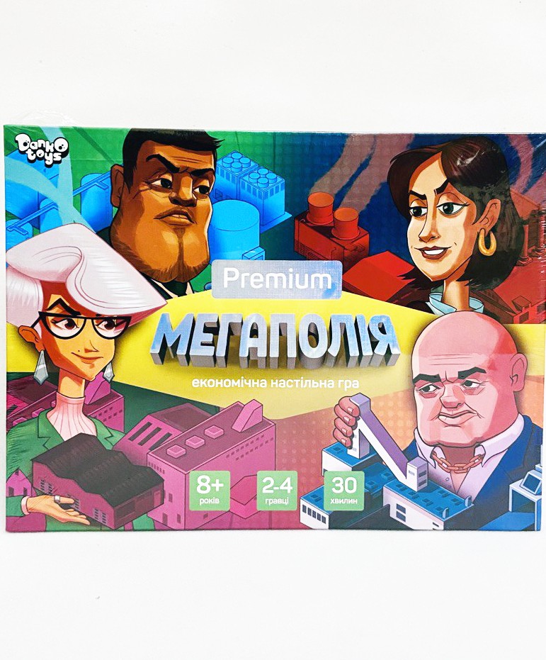 

Настольная игра "Мегаполия Premium". Игры для компании. Карточная настольная игра. Danko Toys