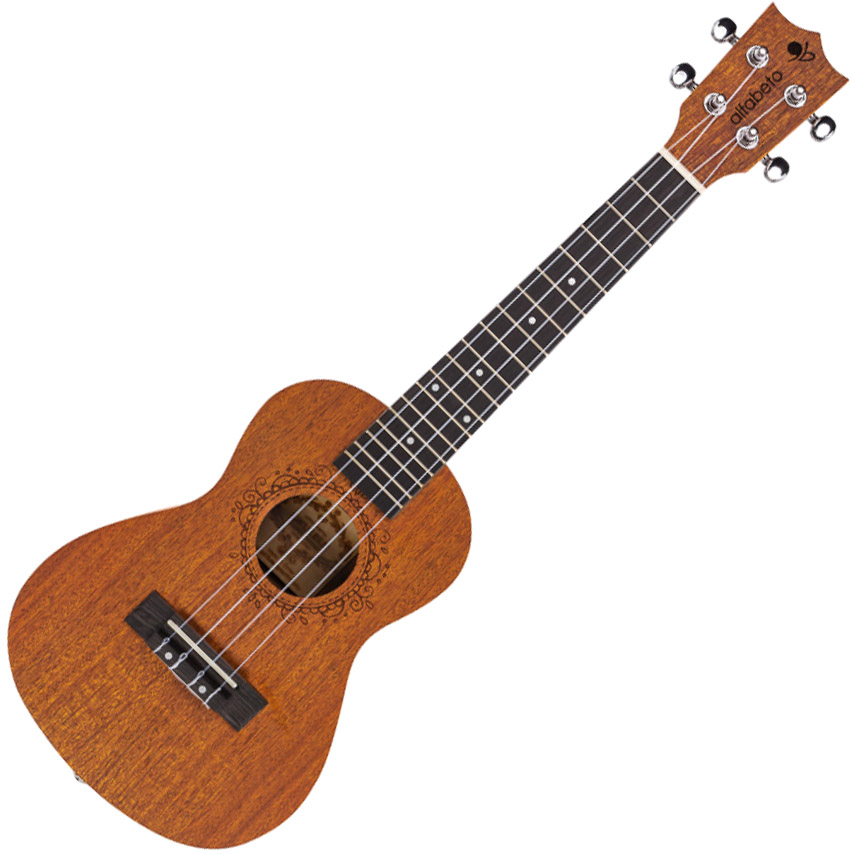 

Укулеле электроакустическое Alfabeto Colored Mahogany CM23EQ YW (41-14-2-10)