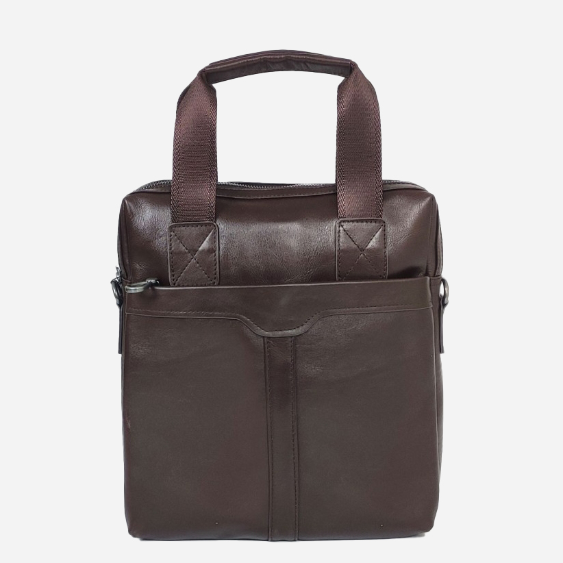 

Мужская сумка кожаная Tiding Bag S-JMD10-1610C Коричневая