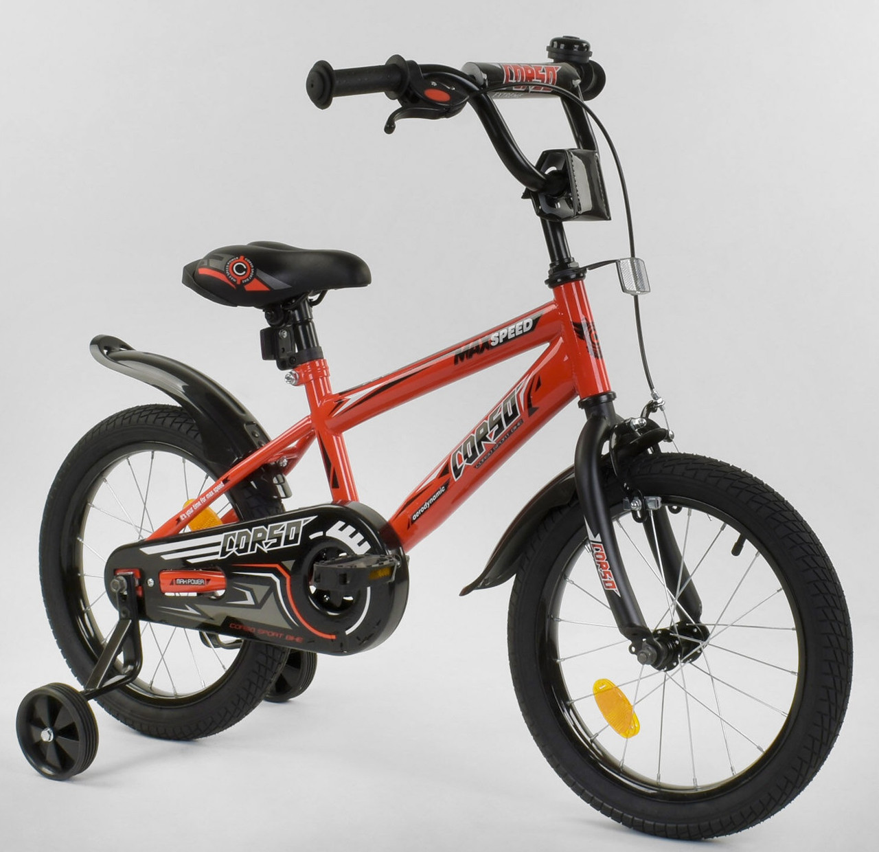 

Велосипед детский CORSO 16" красный EX-16 N 5083