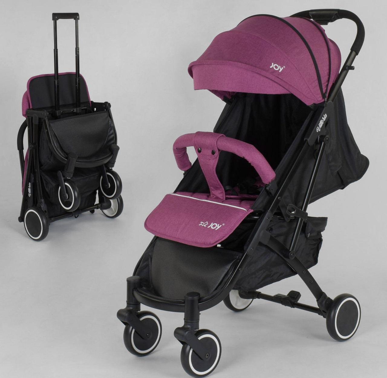 

Коляска прогулочная детская JOY 70541 розовый