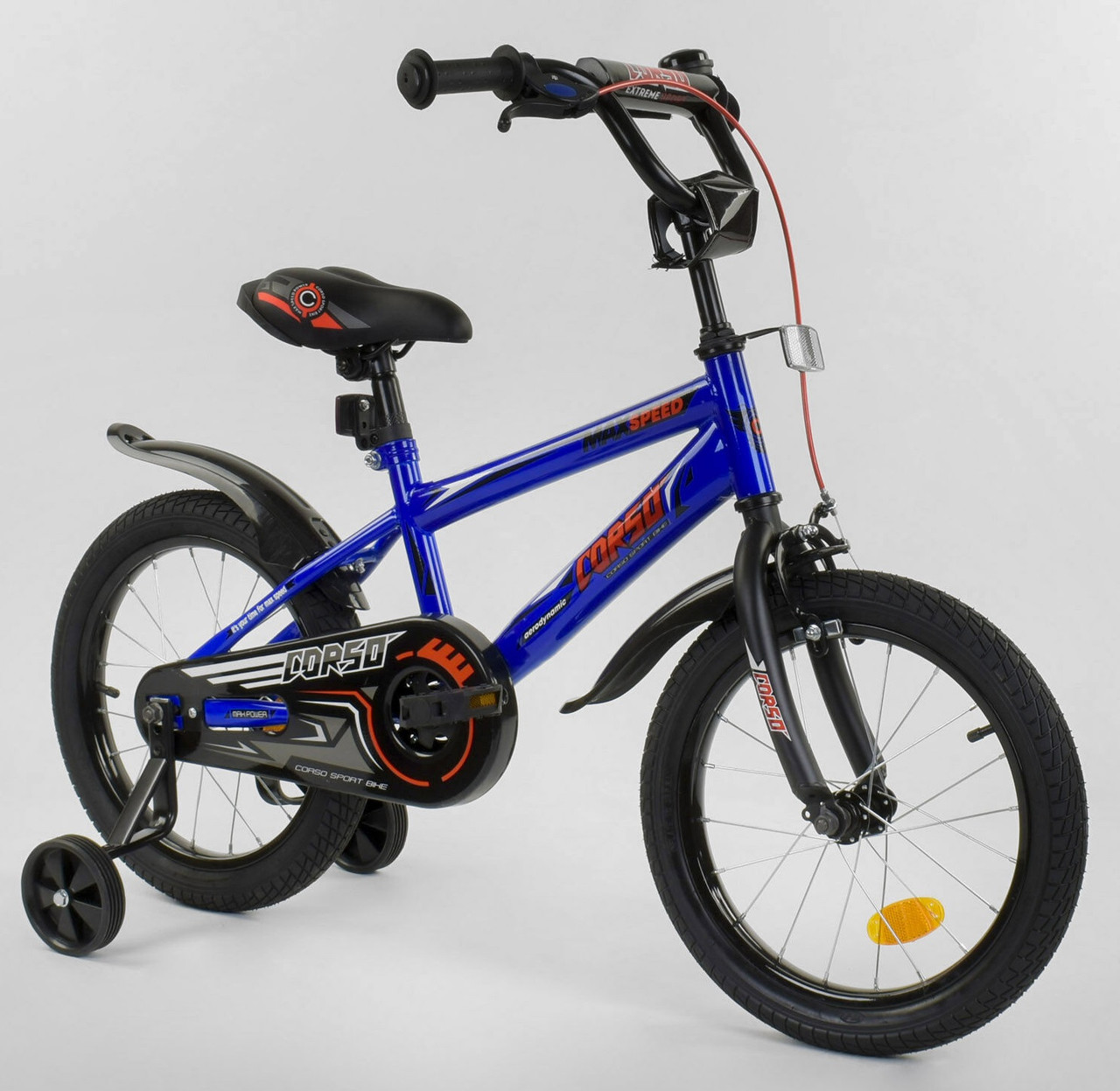 

Велосипед детский CORSO 16" синий EX-16 N 2457