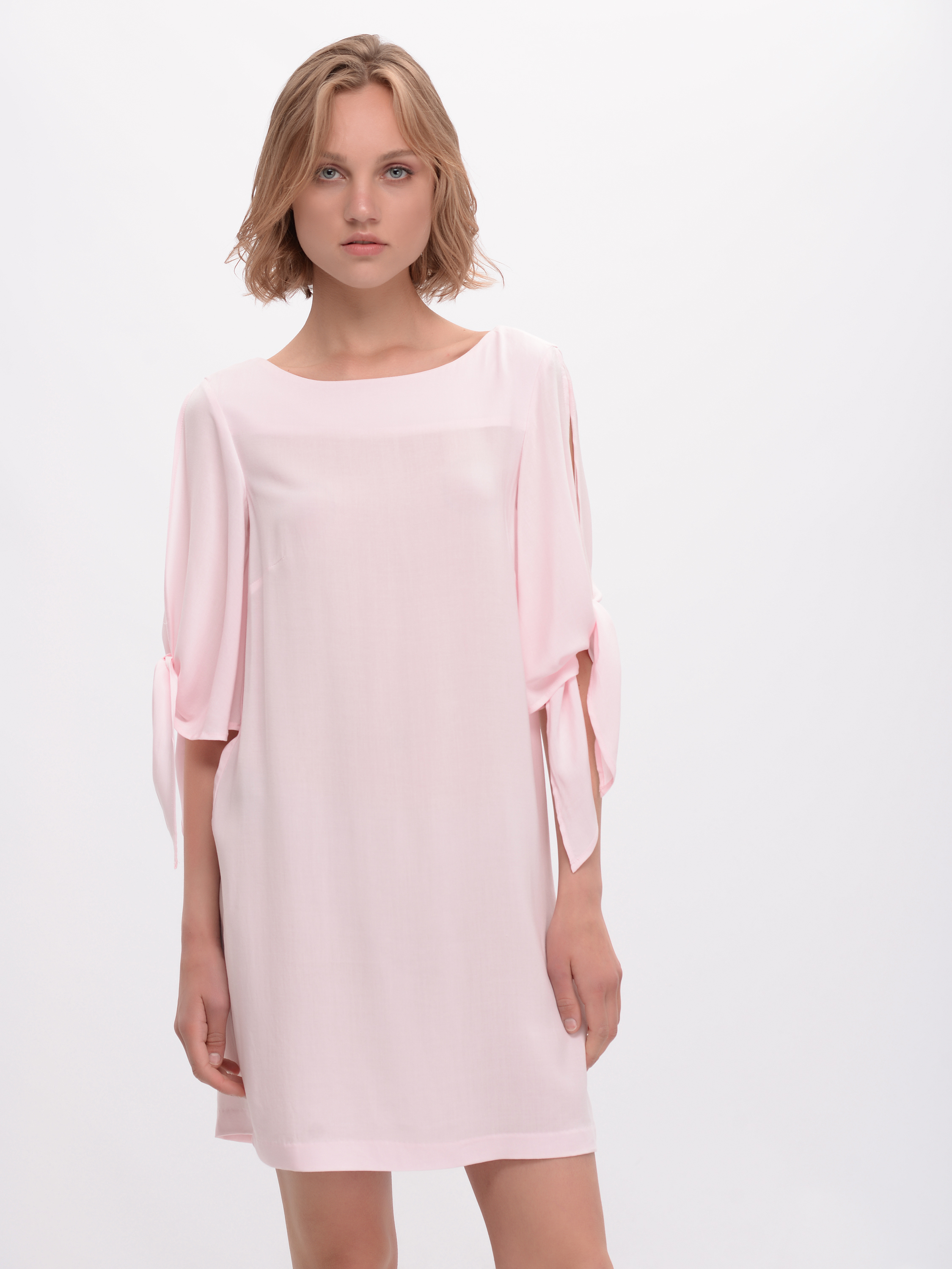 Акція на Платье H&M 3hm05300207 34 Светло-розовое (2000000402901) від Rozetka UA
