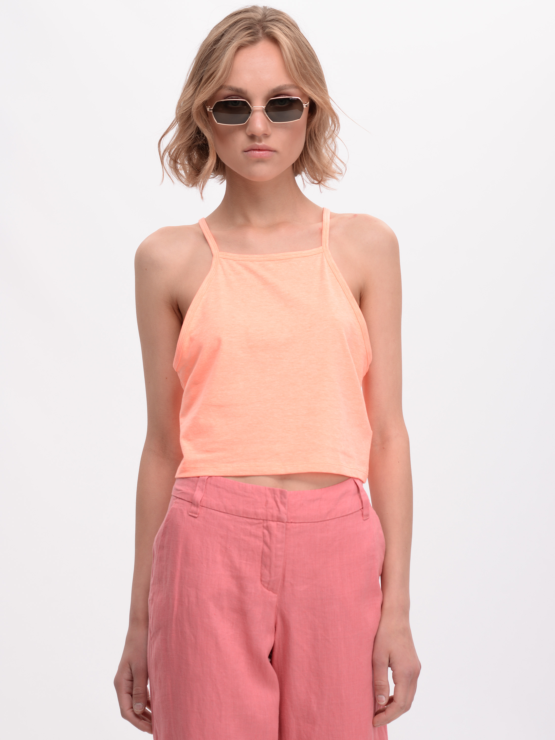 

Топ H& 3hm06110261  Оранжевый, Топ H&M 3hm06110261 M Оранжевый