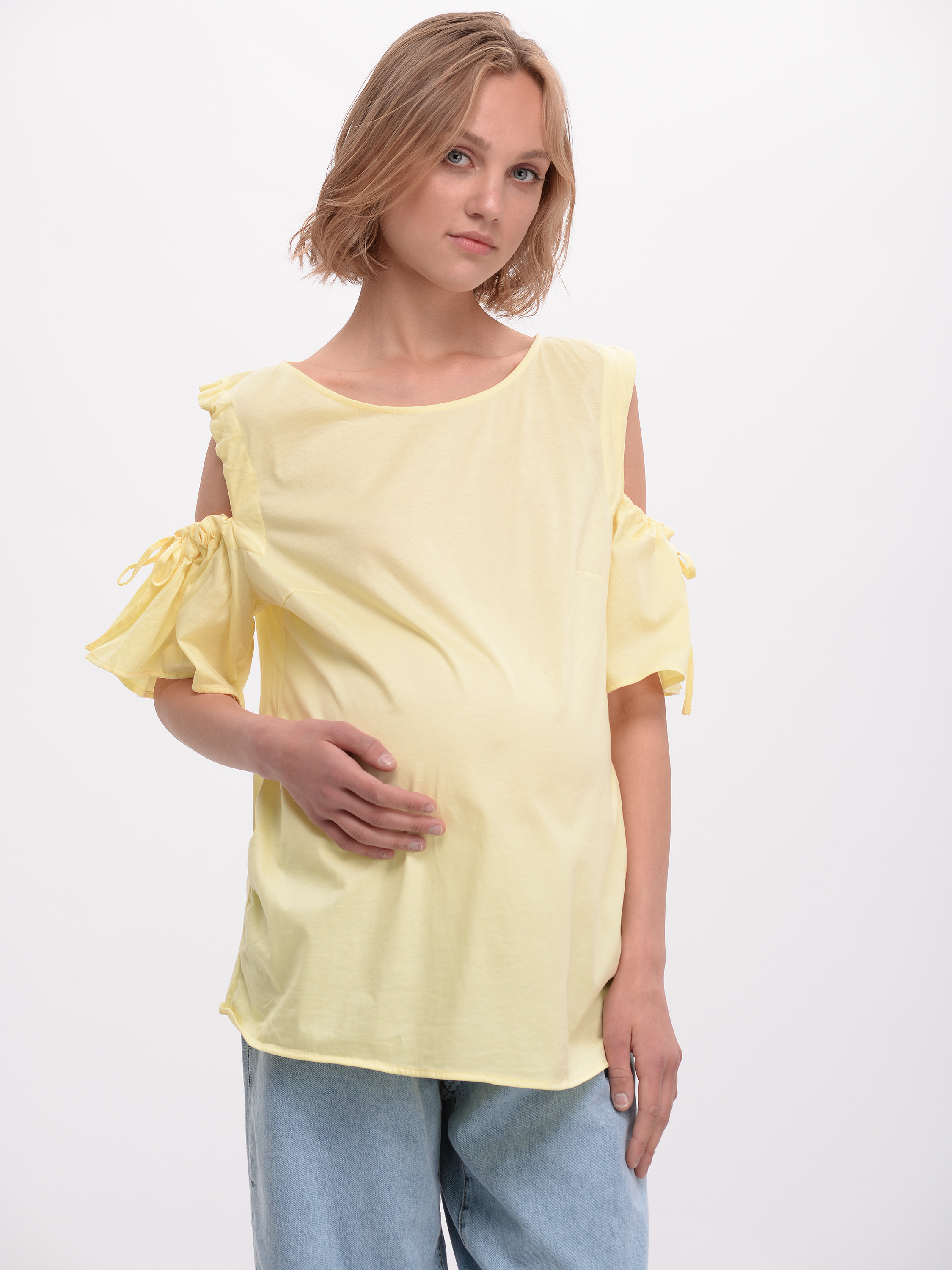 

Блузка для беременных H&M 3hm06110276 XL Желтая