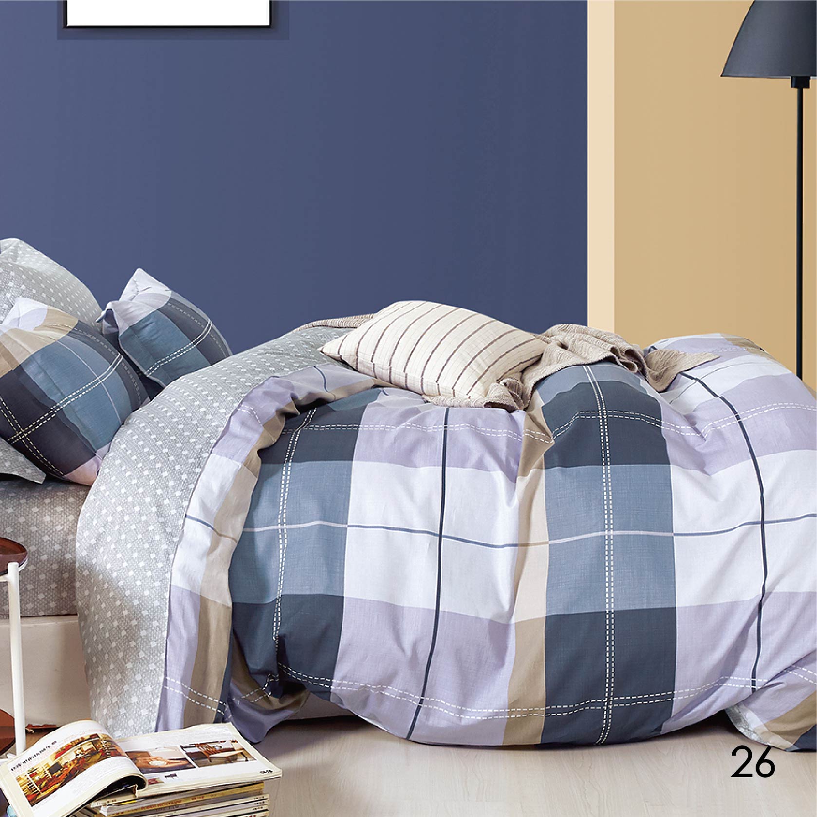

Комплект постельного белья Isleep двуспальный Сатин Twill 26