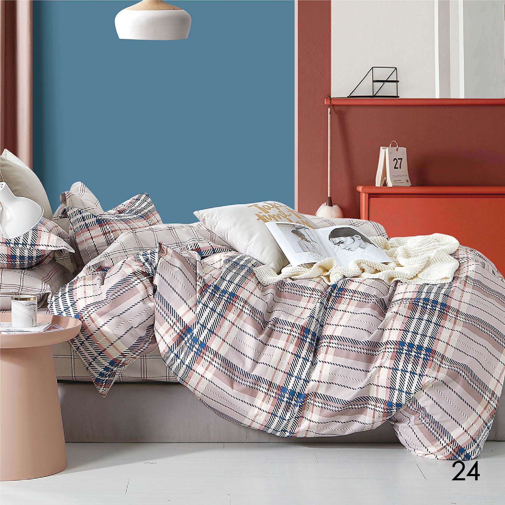 

Комплект постельного белья Isleep полуторный Сатин Twill 24