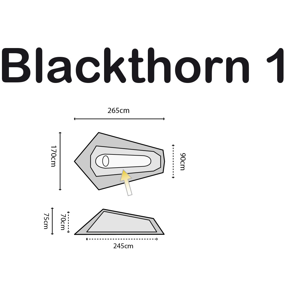 

Палатка Highlander Blackthorn 1 Hunter Green (TEN131-HG)