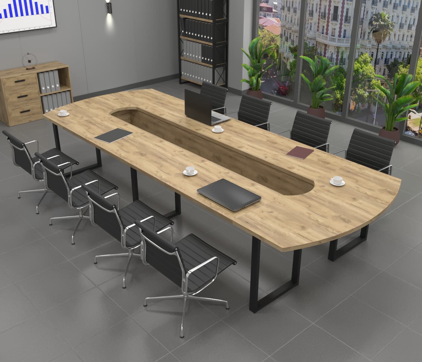 

Стол для переговоров Mister Loft Атлант BL 180300