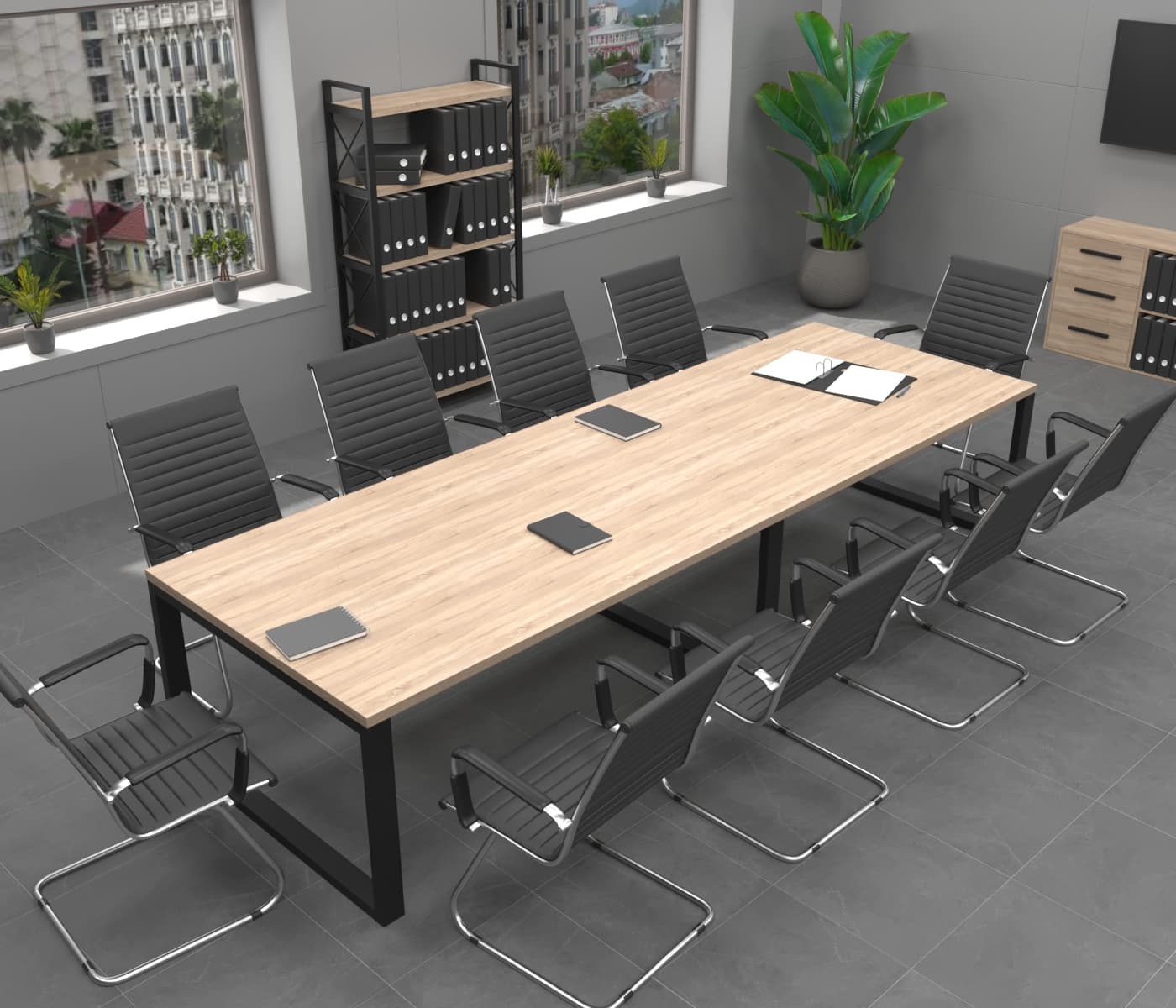 

Стол для переговоров Mister Loft Дрезден BL 100340