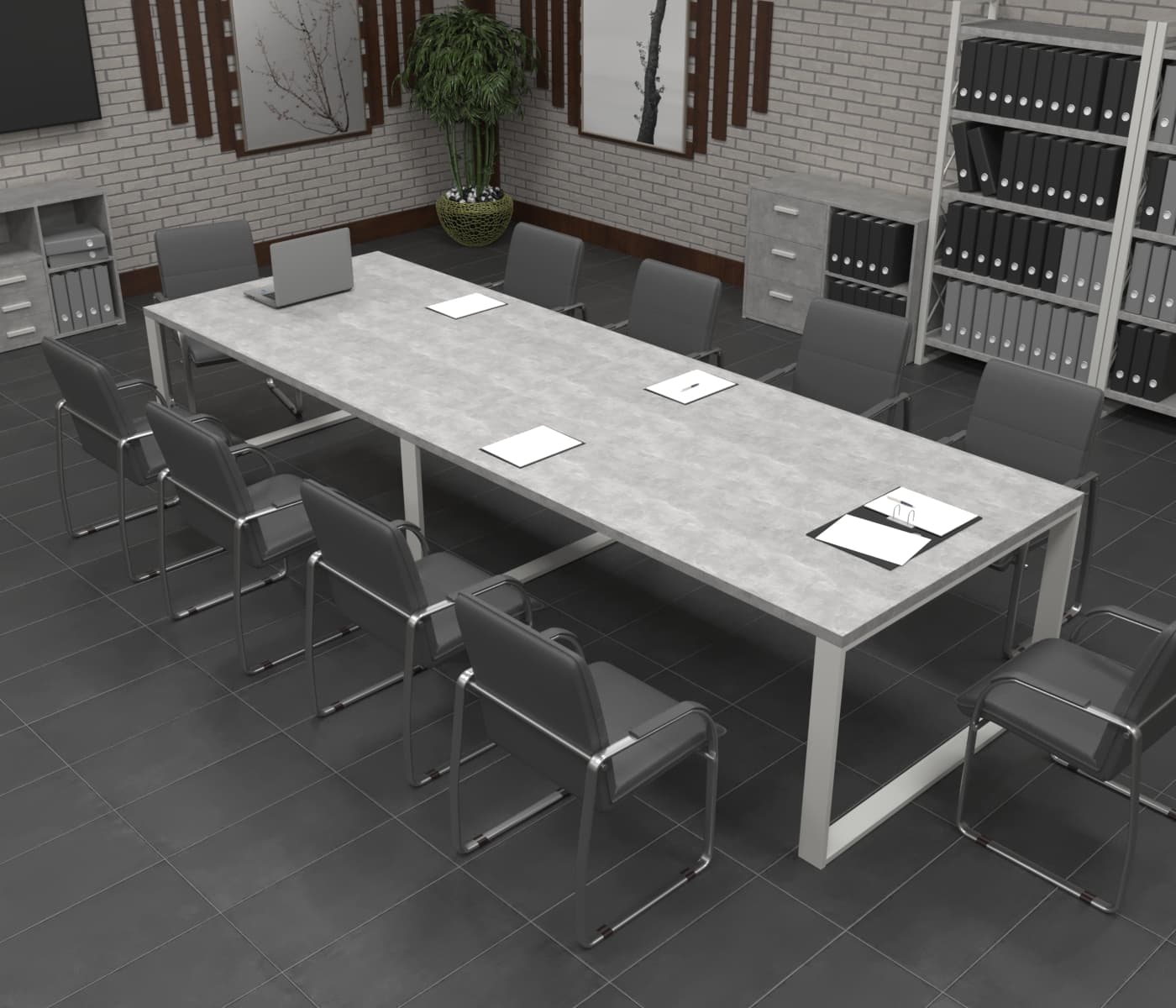 

Стол для переговоров Mister Loft Аскольд BL 100400