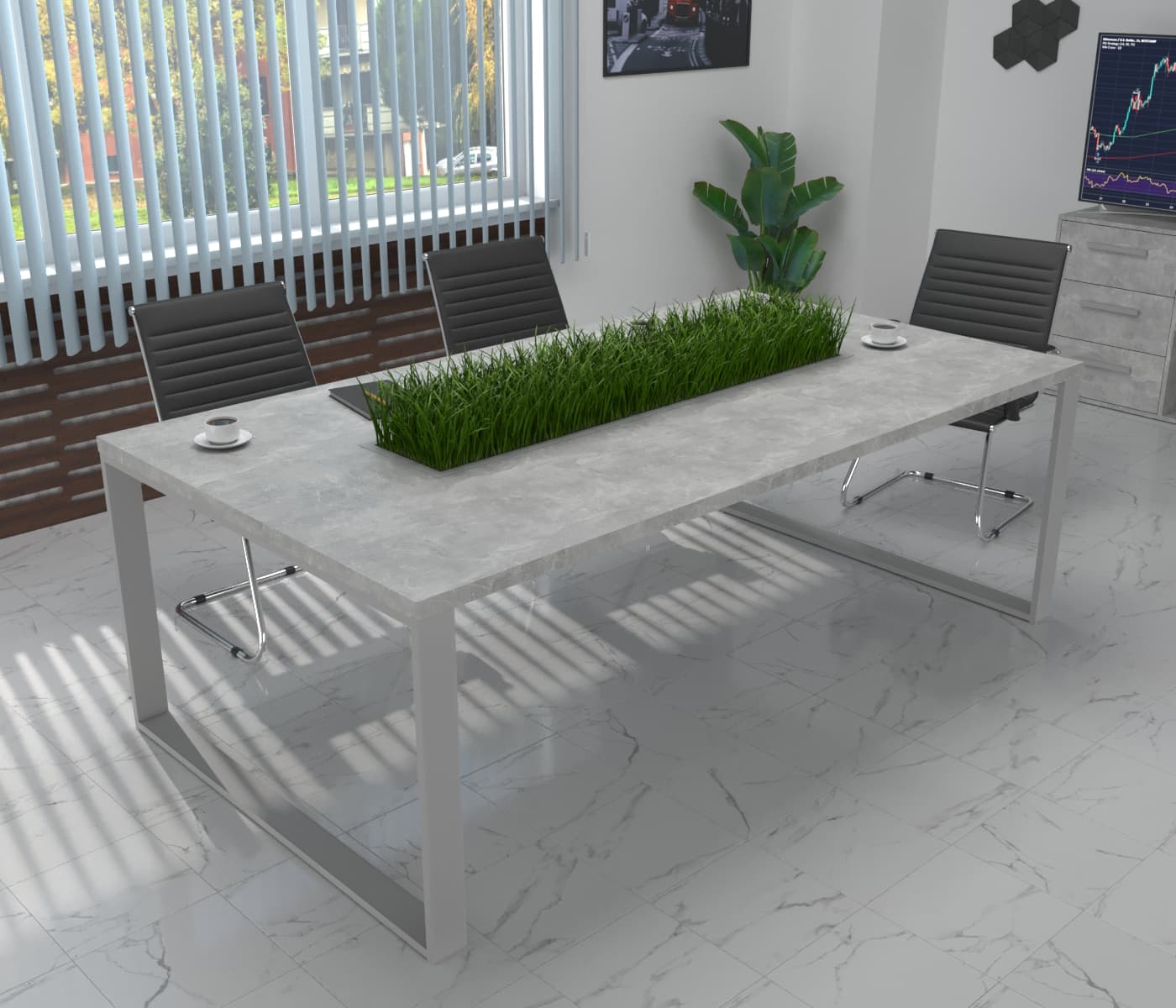 

Стол для переговоров Mister Loft Брюсель Green Line 110260