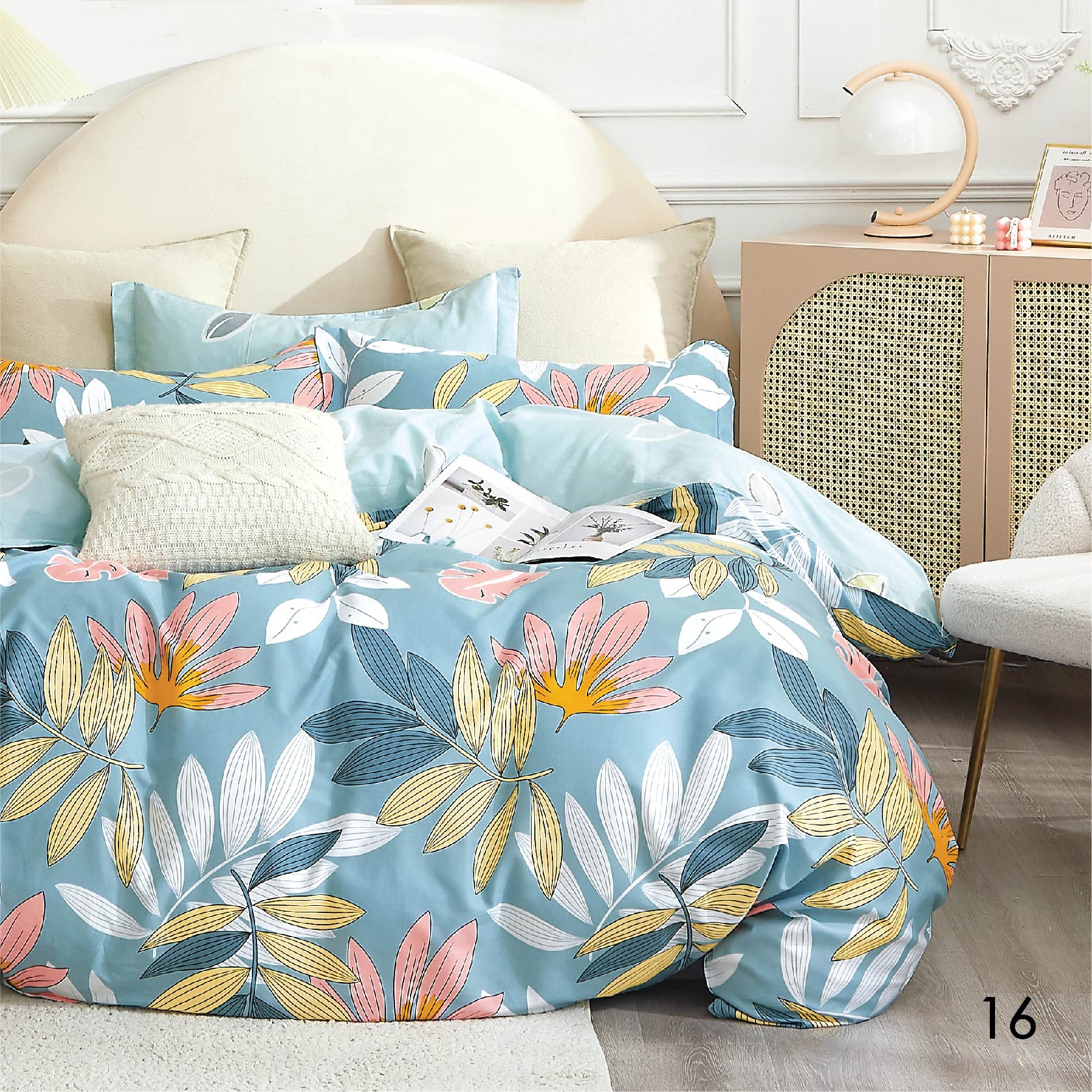 

Комплект постельного белья Isleep полуторный Сатин Twill 16