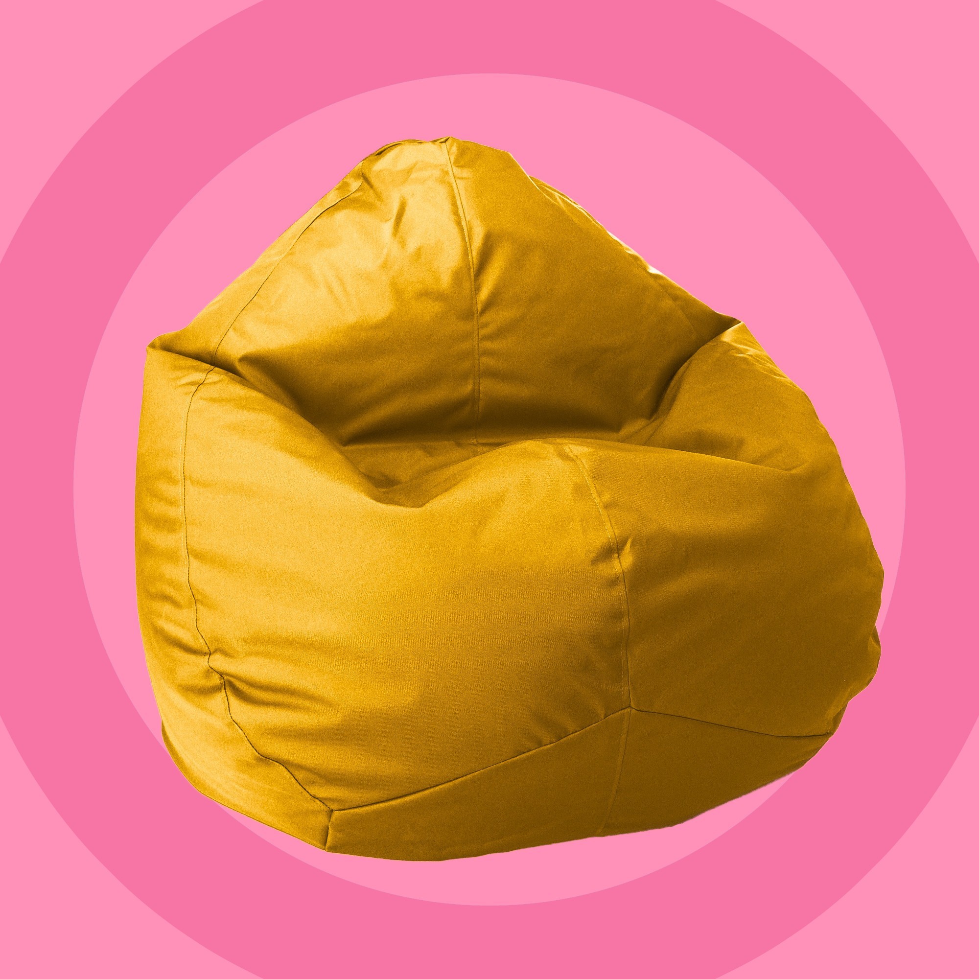 

Кресло мешок Груша Овал Softly Широкий XL 150x120 Желтый Оксфорд 600 D PU