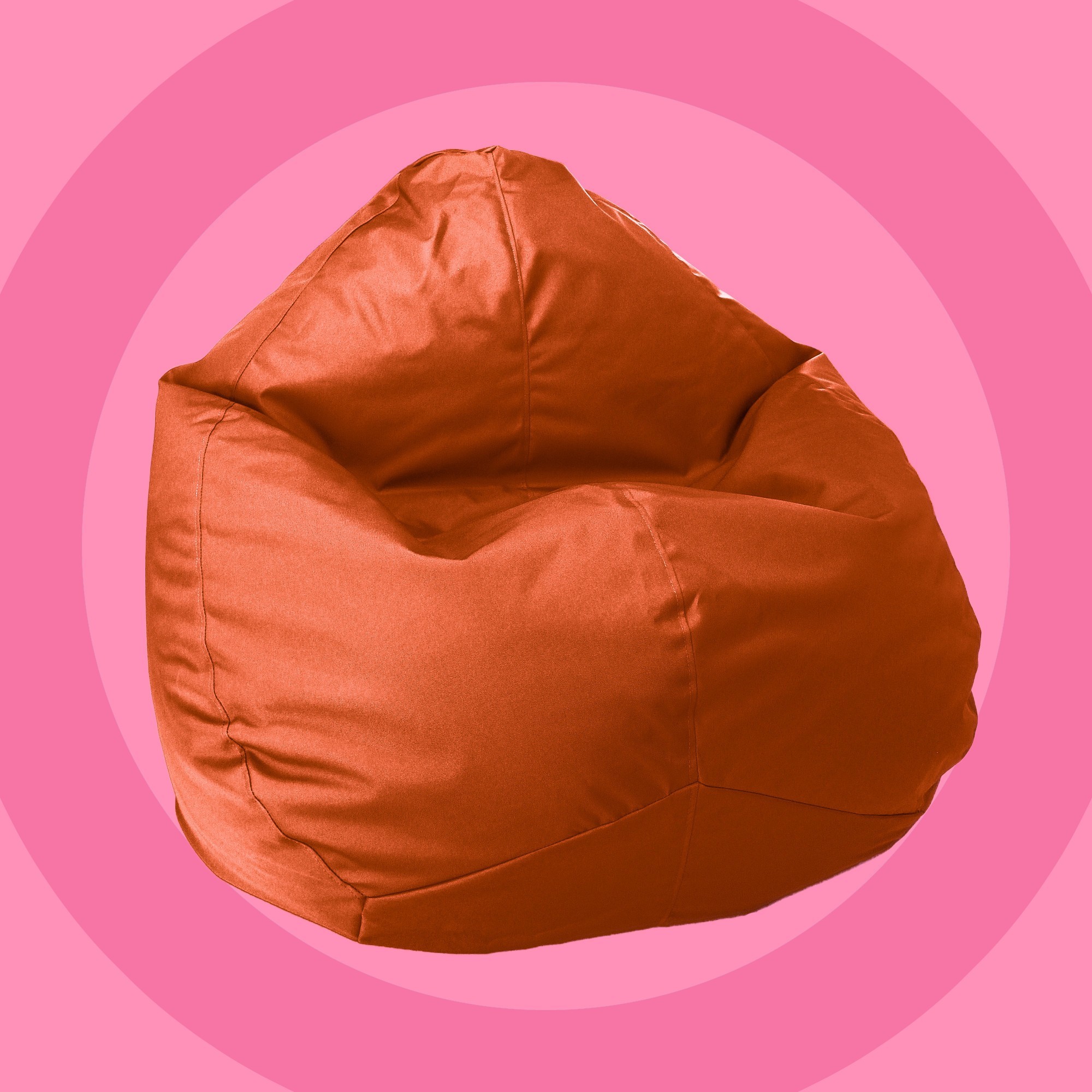 

Кресло мешок Груша Овал Softly Широкий XL 150x120 Оранжевый Оксфорд 600 D PU