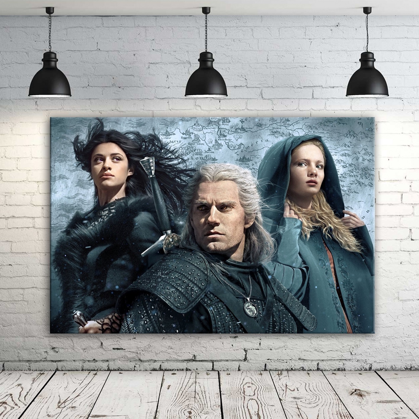

Картина на холсте Ведьмак 120x80 см (Код товара:id-49)